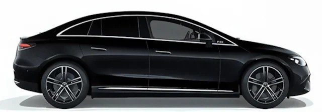 mercedes-benz eqe electric chauffeur service london