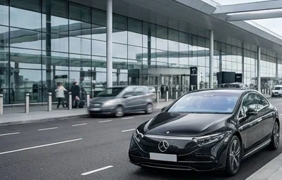 Mercedes EQE airport transfer chauffeur London