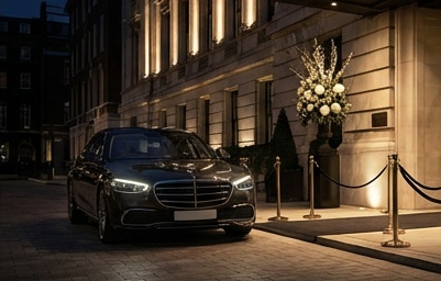 Mercedes EQS Executive chauffeur service London