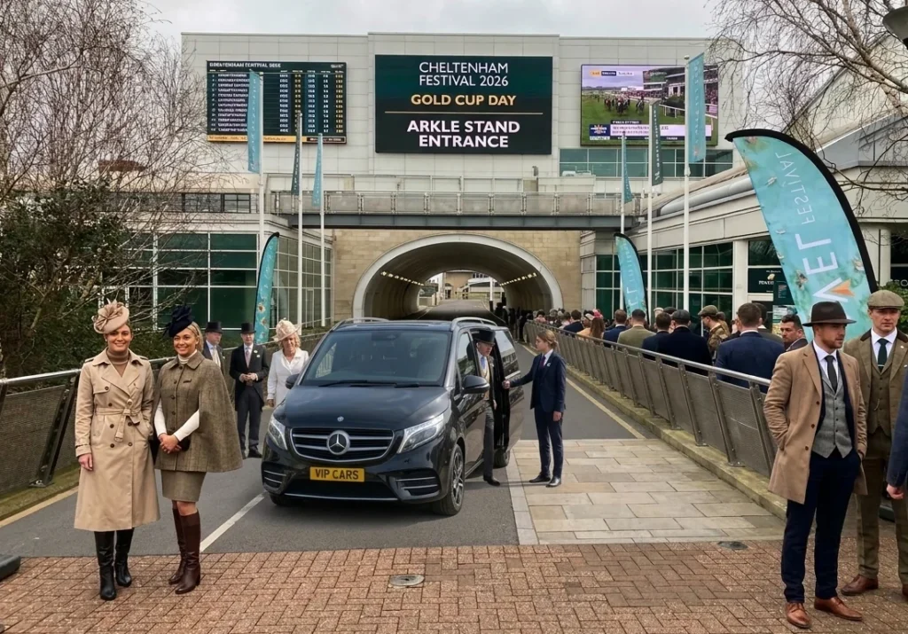 watch the races at the cheltenham festival with vip cars chauffeur services in London and neighbourhood areas in United Kingdom