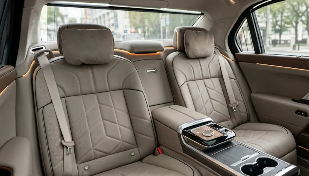 bmw 7 series chauffeur service interior