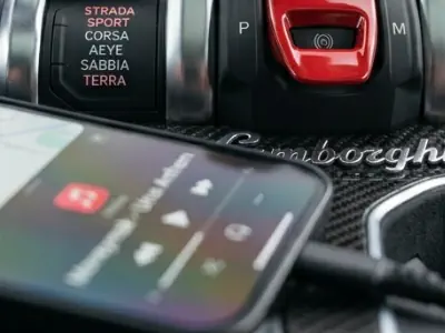 Staying connected with high-speed Wi-Fi and USB charging inside our Lamborghini Urus