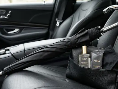 mercedes e class chauffeur hygiene kit umbrella