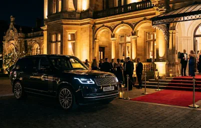 range rover chauffeur service special events