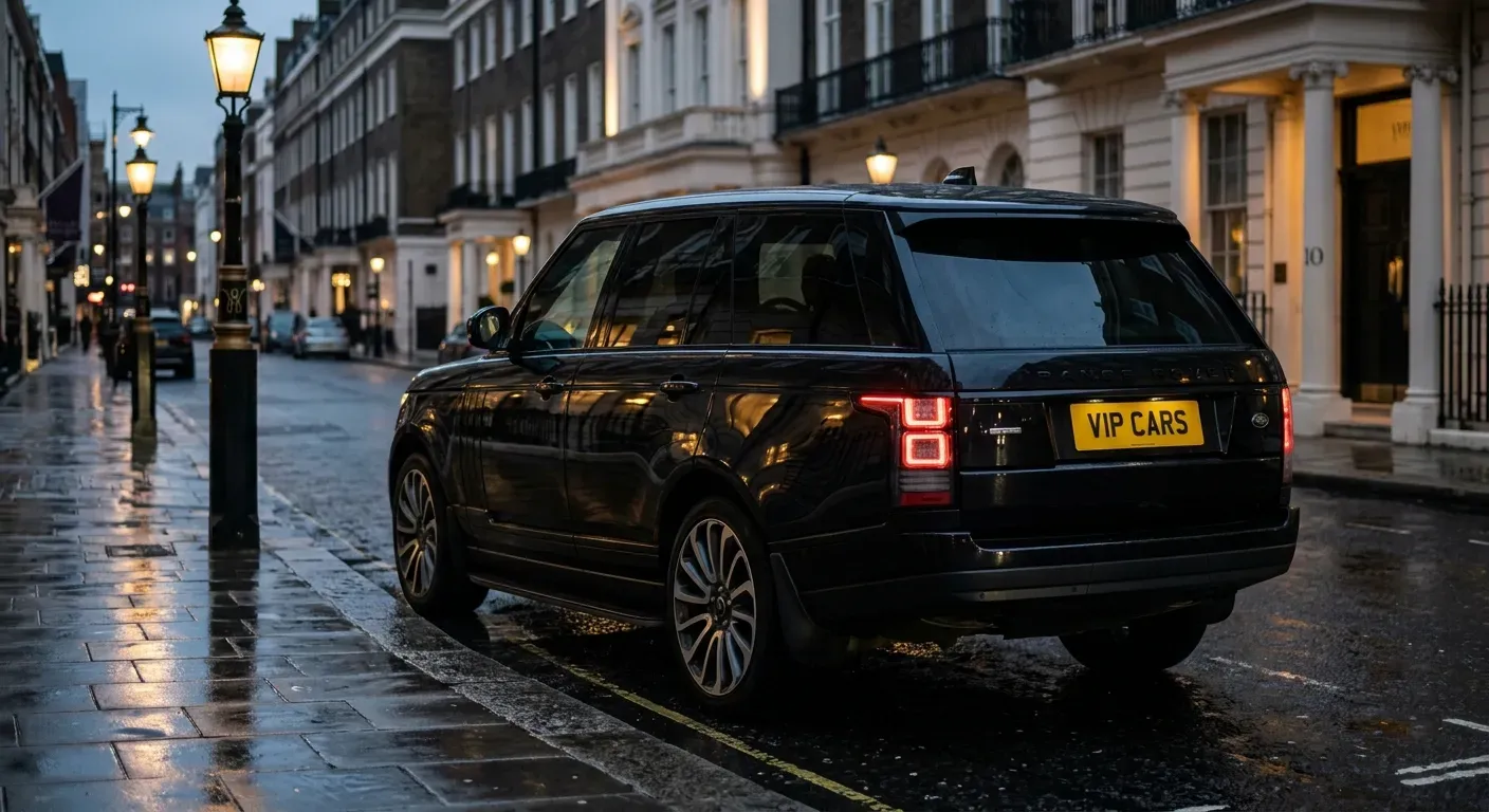 Selfridges Oxford Street Chauffeur: The Definitive Guide to Luxury Shopping Transfers in London's West End 1 VIPCARS Chauffeurs Black Range Rover Autobiography luxury chauffeur vehicle in Mayfair London near Grosvenor Square