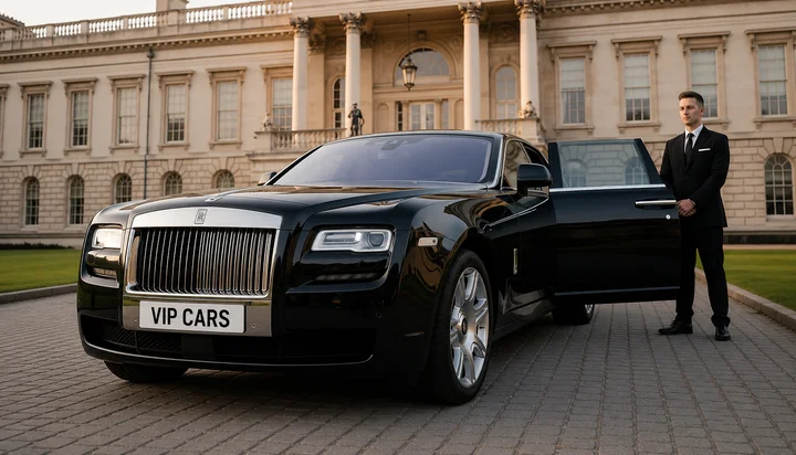 Hire a Personal Chauffeur | Private Chauffeur Service in London 18 VIPCARS Chauffeurs Rolls-Royce Ghost wedding chauffeur car in London